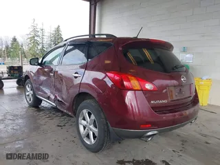 2010 Nissan Murano SL with VIN JN8AZ1MW3AW101440, listed as a IAAI auction lot 41703253 with 183,137 mi miles. Bid and sale history available at carsss.com. Image 3.