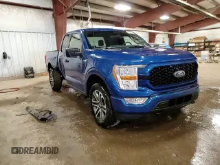 2022 Ford F-150 XL with VIN 1FTEX1EP0NKF25133, listed as a Copart auction lot 49824785 with 50,472 mi miles and Salvage title. Bid and sale history available at DreamBid. Image 13.