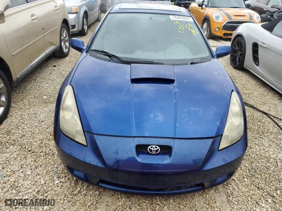 2000 Toyota Celica GT with VIN JTDDR32T2Y0052502, listed as a Copart auction lot 74485804 with 0 mi miles and Non Repairable. Bid and sale history available at carsss.com. Image 5.