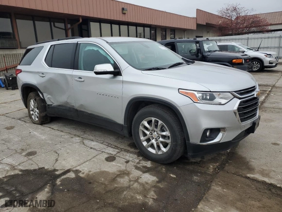 2021 Chevrolet Traverse LT Cloth with VIN 1GNEVGKW1MJ238769, listed as a Copart auction lot 82193234 with 36,694 mi miles and Salvage Title. Bid and sale history available at carsss.com. Image 4.