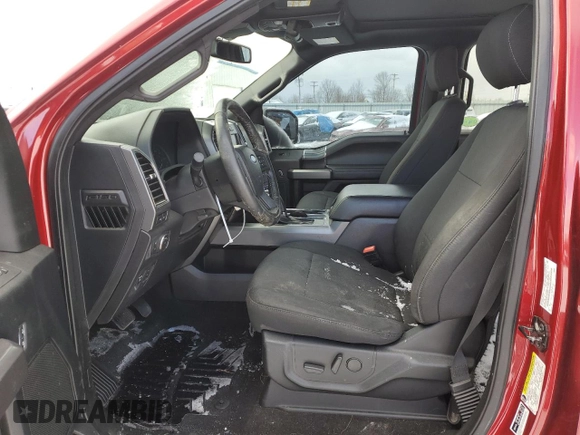 2019 Ford F-150 XL with VIN 1FTEW1E56KFB64268, listed as a Copart auction lot 42147164 with 0 mi miles and Salvage Title. Bid and sale history available at carsss.com. Image 7.