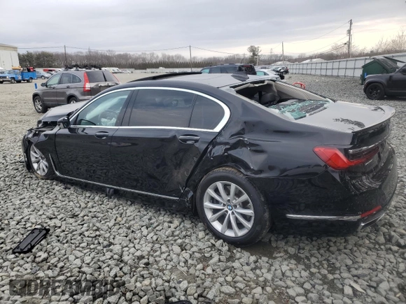 2020 BMW 7 Series 740i xDrive with VIN WBA7T4C01LGF97390, listed as a Copart auction lot 47639165 with Not provided miles and Salvage title. Bid and sale history available at DreamBid. Image 2.