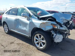 2010 Lexus RX 350 with VIN 2T2ZK1BA0AC008549, listed as a IAAI auction lot 42233251 with 124,021 mi miles and . Bid and sale history available at DreamBid. Image 1.
