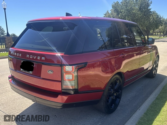 2017 Land Rover Range Rover with VIN SALGS2FE2HA320734, listed as a IAAI auction lot 42628479 with 49,727 mi miles and . Bid and sale history available at DreamBid. Image 4.