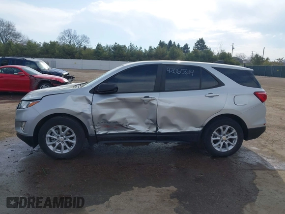 2021 Chevrolet Equinox LS with VIN 3GNAXHEV0MS138663, listed as a IAAI auction lot 42065614 with 18,081 mi miles and . Bid and sale history available at DreamBid. Image 15.
