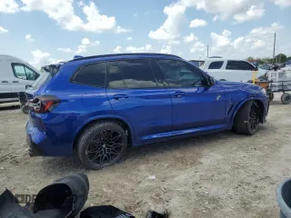 2024 BMW X3 M with VIN 5YM13EC04R9U76210, listed as a Copart auction lot 53906035 with Not Provided miles and Salvage Title. Bid and sale history available at carsss.com. Image 3.
