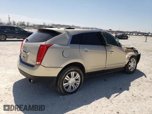 2012 Cadillac SRX Luxury Collection with VIN 3GYFNAE38CS608487, listed as a Copart auction lot 49385395 with 65,212 mi miles and Non Repairable. Bid and sale history available at carsss.com. Image 3.