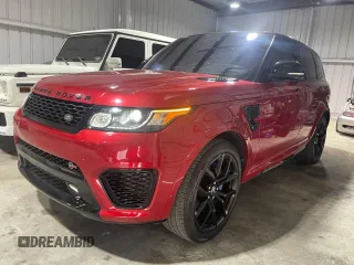 2016 Land Rover Range Rover Sport SVR с VIN SALWZ2EF7GA544520, выставлен на аукционе Copart как лот 50848935 с пробегом 46 984 миль миль и Чистый • Clean title. История ставок и продаж доступна на DreamBid. Изображение 2.