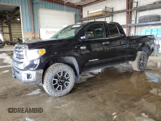 2017 Toyota Tundra SR with VIN 5TFUW5F12HX655941, listed as a Copart auction lot 58936255 with 107,059 mi miles and Salvage title. Bid and sale history available at DreamBid. Image 1.