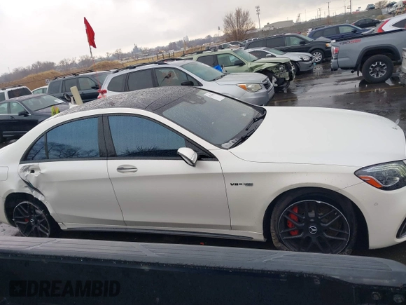 2019 Mercedes-Benz S-Class AMG S 63 with VIN WDDUG8JBXKA434294, listed as a IAAI auction lot 41239594 with 65,778 mi miles. Bid and sale history available at carsss.com. Image 13.