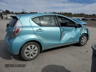 2013 Toyota Prius One with VIN JTDKDTB39D1049512, listed as a Copart auction lot 49312605 with Not Provided miles and Salvage Title. Bid and sale history available at DreamBid. Image 3.