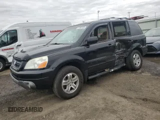 2005 Honda Pilot EX-L with VIN 2HKYF18545H520140, listed as a Copart auction lot 51583125 with 249,200 mi miles and Salvage Title. Bid and sale history available at carsss.com. Image 1.