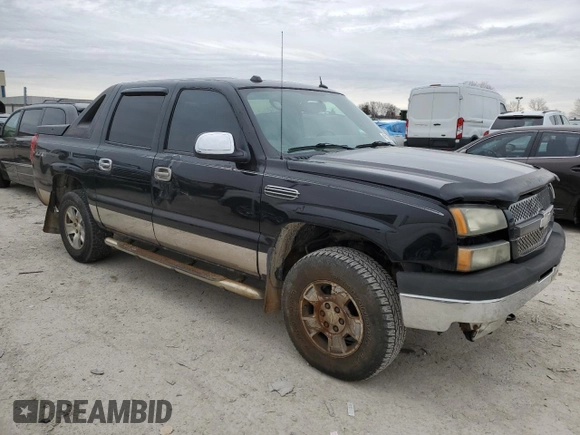 2004 Chevrolet Avalanche Z71 with VIN 3GNEK12T94G200008, listed as a Copart auction lot 48120495 with 268,224 mi miles and Clean Title. Bid and sale history available at carsss.com. Image 4.