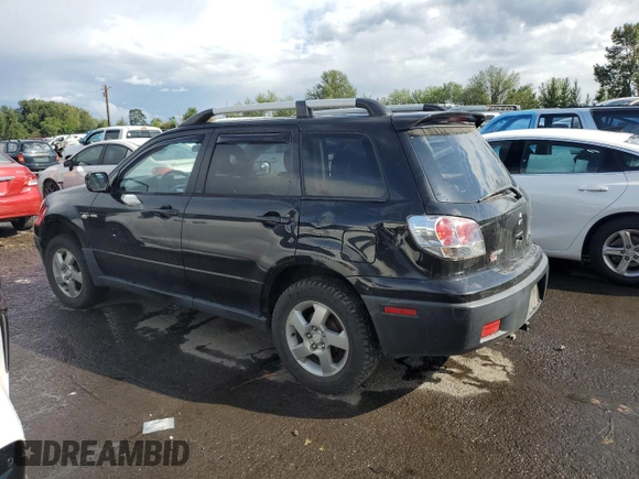 2003 Mitsubishi Outlander XLS with VIN JA4LZ41GX3U063460, listed as a Copart auction lot 68744554 with 186,447 mi miles and Salvage Title. Bid and sale history available at carsss.com. Image 2.