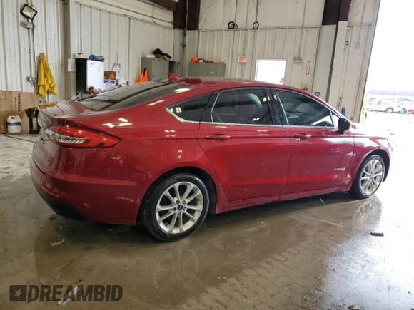 2019 Ford Fusion Hybrid SE with VIN 3FA6P0LU7KR225576, listed as a Copart auction lot 46227675 with 123,478 mi miles and Salvage Title. Bid and sale history available at carsss.com. Image 3.