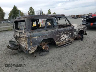 1968 Ford Bronco z VIN U14NLD27653, wystawiony jako Copart lot #75441944 z przebiegiem Nie podano mil oraz Szkoda całkowita • Salvage title. Historia ofert i sprzedaży dostępna na DreamBid. Obrazek 3.