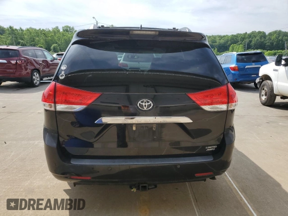 2011 Toyota Sienna XLE with VIN 5TDDK3DC6BS016463, listed as a Copart auction lot 58958305 with 270,424 mi miles and Salvage title. Bid and sale history available at DreamBid. Image 6.