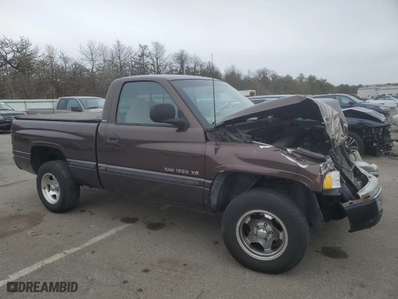 1998 Dodge Ram 1500 with VIN 3B7HC16Y5WM295325, listed as a Copart auction lot 88844355 with 136,378 mi miles and Salvage Title. Bid and sale history available at carsss.com. Image 4.