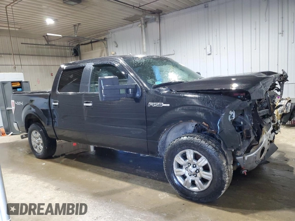 2012 Ford F-150 XL with VIN 1FTFW1ETXCFA79552, listed as a Copart auction lot 47352685 with 176,559 mi miles and Salvage Title. Bid and sale history available at carsss.com. Image 4.