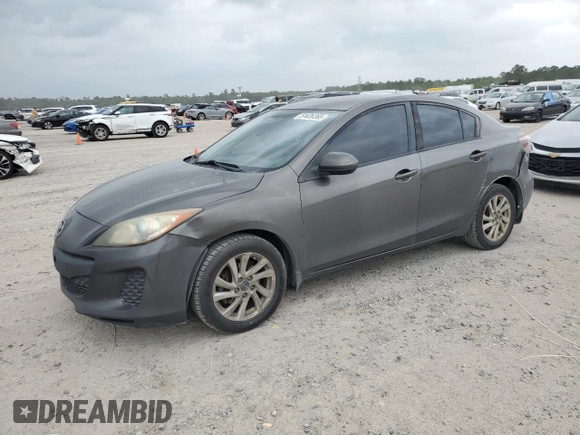 2013 Mazda 3 i Touring with VIN JM1BL1V7XD1835812, listed as a Copart auction lot 51636365 with 147,581 mi miles and Salvage title. Bid and sale history available at DreamBid. Image 1.