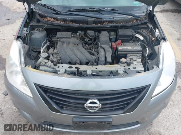2012 Nissan Versa SV with VIN 3N1CN7APXCL825492, listed as a IAAI auction lot 42052119 with 130,300 mi miles. Bid and sale history available at carsss.com. Image 10.