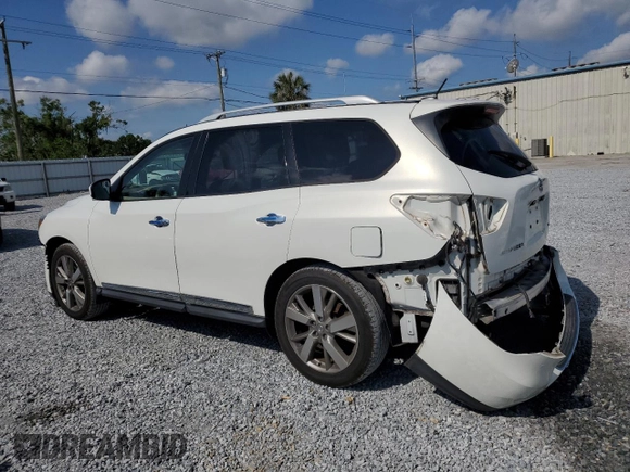 2014 Nissan Pathfinder SL with VIN 5N1AR2MN3EC675970, listed as a Copart auction lot 55131845 with 152,375 mi miles and Salvage Title. Bid and sale history available at DreamBid. Image 2.