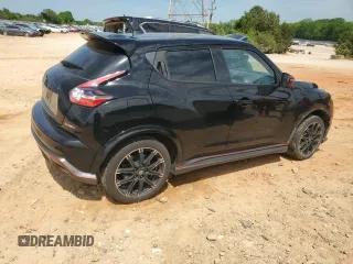 2015 Nissan Juke S with VIN JN8AF5MV4FT562114, listed as a Copart auction lot 53958235 with 93,280 mi miles and Salvage Title. Bid and sale history available at carsss.com. Image 3.