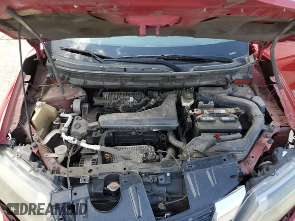 2017 Nissan Rogue S with VIN 5N1AT2MT6HC875830, listed as a Copart auction lot 47899075 with 192,427 mi miles and Salvage Title. Bid and sale history available at carsss.com. Image 12.