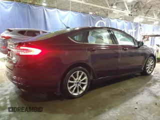 2017 Ford Fusion SE with VIN 3FA6P0HD1HR166686, listed as a Copart auction lot 51550065 with 98,235 mi miles and Clean Title. Bid and sale history available at DreamBid. Image 3.