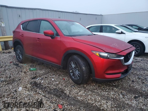 2021 Mazda CX-5 Touring with VIN JM3KFBCM3M0371071, listed as a Copart auction lot 86437994 with 25,990 mi miles and Salvage Title. Bid and sale history available at carsss.com. Image 4.