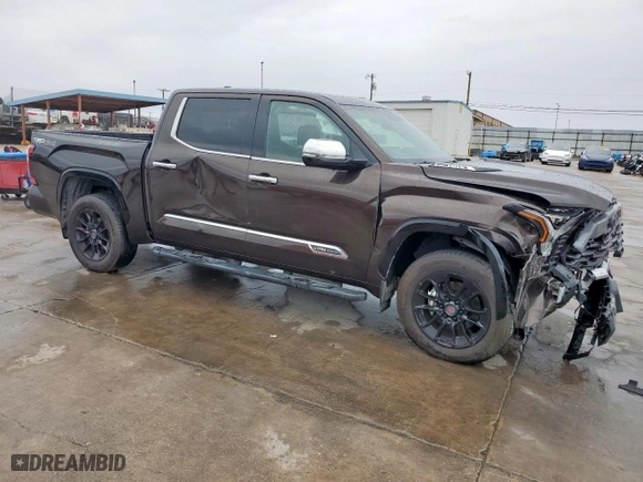 2023 Toyota Tundra 4WD 1794 Edition Hybrid with VIN 5TFMC5DB4PX020416, listed as a Copart auction lot 50457075 with 40,372 mi miles and Salvage Title. Bid and sale history available at carsss.com. Image 4.