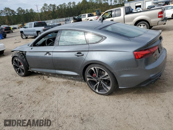 2023 Audi S5 Sportback Premium Plus z VIN WAUC4CF51PA050350, wystawiony jako Copart lot #77148214 z przebiegiem 32 237 mil mil oraz Szkoda całkowita • Salvage title. Historia ofert i sprzedaży dostępna na DreamBid. Obrazek 2.