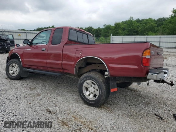 2000 Toyota Tacoma PreRunner with VIN 4TASM92N4YZ643450, listed as a Copart auction lot 57582495 with 287,130 mi miles and Salvage title. Bid and sale history available at DreamBid. Image 2.