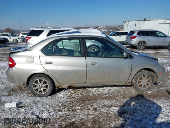 2002 Toyota Prius with VIN JT2BK12U520063437, listed as a IAAI auction lot 41381951 with 1 mi miles. Bid and sale history available at carsss.com. Image 12.