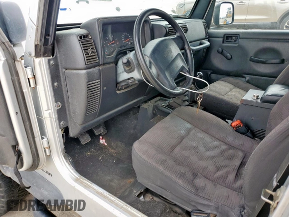 2004 Jeep Wrangler X z VIN 1J4FA39S34P702186, wystawiony jako Copart lot #59561675 z przebiegiem 202 214 mil mil oraz Szkoda całkowita • Salvage title. Historia ofert i sprzedaży dostępna na DreamBid. Obrazek 8.