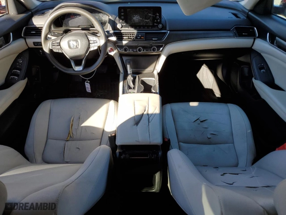 2019 Honda Accord Sedan LX 1.5T with VIN 1HGCV1F14KA042805, listed as a Copart auction lot 41801175 with 74,266 mi miles and Salvage Title. Bid and sale history available at carsss.com. Image 8.