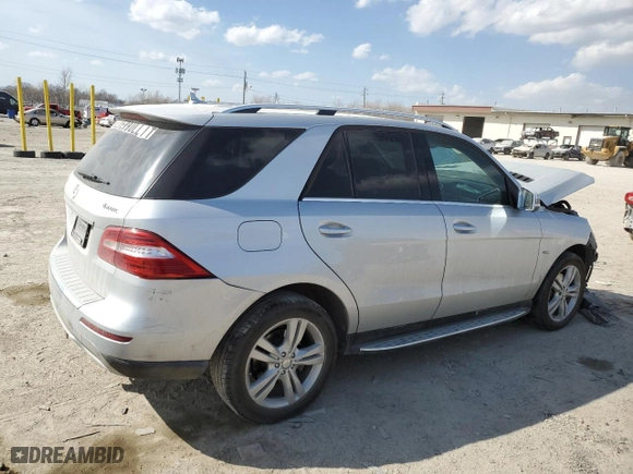 2012 Mercedes-Benz M-Class ML 350 with VIN 4JGDA5HB1CA002528, listed as a Copart auction lot 49249375 with NaN miles and Clean Title. Bid and sale history available at carsss.com. Image 3.