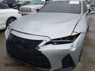 2023 Lexus IS with VIN JTHGZ1B2XP5061022, listed as a IAAI auction lot 41889340 with 28,741 mi miles. Bid and sale history available at carsss.com. Image 6.
