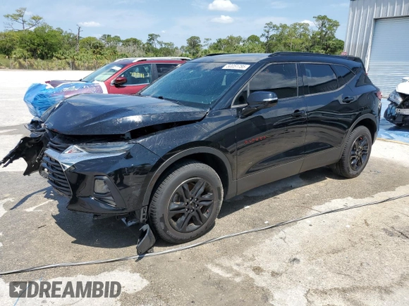 2020 Chevrolet Blazer LT z VIN 3GNKBCRS4LS687688, wystawiony jako Copart lot #50051785 z przebiegiem 58 231 mil mil oraz Nie do naprawy • Non repairable. Historia ofert i sprzedaży dostępna na DreamBid. Obrazek 1.