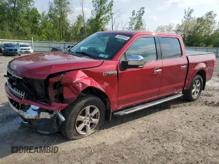 2018 Ford F-150 XL with VIN 1FTEW1EG6JFA90964, listed as a Copart auction lot 59808695 with 144,626 mi miles and Salvage title. Bid and sale history available at DreamBid. Image 1.