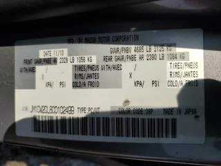 2012 Mazda 5 Touring с VIN JM1CW2CL8C0102499, выставлен на аукционе Copart как лот 61936955 с пробегом 229 262 миль миль и Чистый • Clean title. История ставок и продаж доступна на DreamBid. Изображение 13.
