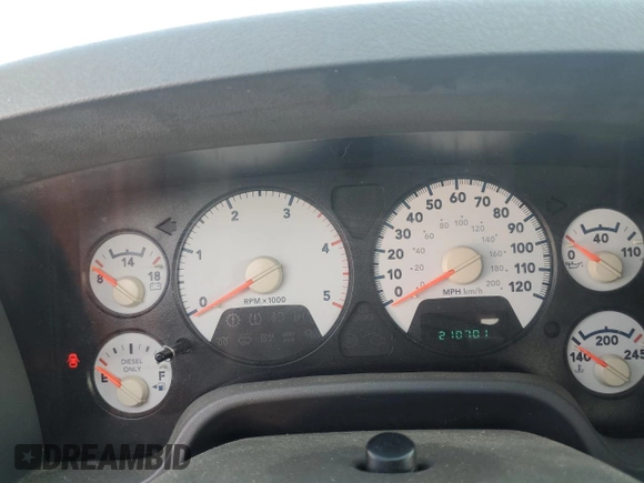 2006 Dodge 3500 SLT с VIN 3D7LL38C46G247441, выставлен на аукционе Copart как лот 66306424 с пробегом 210 701 миль миль и Чистый • Clean title. История ставок и продаж доступна на DreamBid. Изображение 9.