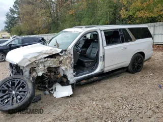 2023 Cadillac Escalade ESV 4WD Premium Luxury with VIN 1GYS4KKL3PR122304, listed as a Copart auction lot 79475704 with 38,340 mi miles and Salvage Title. Bid and sale history available at carsss.com. Image 1.