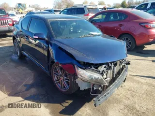 2013 Scion tC with VIN JTKJF5C76D3054733, listed as a IAAI auction lot 40998576 with 155,540 mi miles. Bid and sale history available at carsss.com. Image 1.