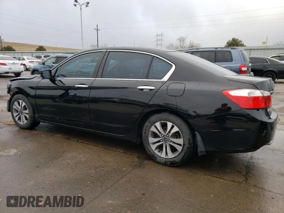 2014 Honda Accord Sedan LX with VIN 1HGCR2F37EA200036, listed as a Copart auction lot 47605025 with 114,417 mi miles and Salvage Title. Bid and sale history available at carsss.com. Image 2.
