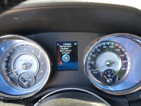2013 Chrysler 300 SRT-8 with VIN 2C3CCAFJ9DH731557, listed as a Copart auction lot 69700344 with 174,242 mi miles and Salvage Title. Bid and sale history available at DreamBid. Image 9.