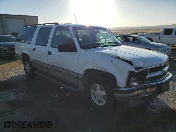 1999 Chevrolet Suburban with VIN 1GNEC16R2XJ376901, listed as a Copart auction lot 41872865 with 210,208 mi miles and Salvage Title. Bid and sale history available at carsss.com. Image 4.
