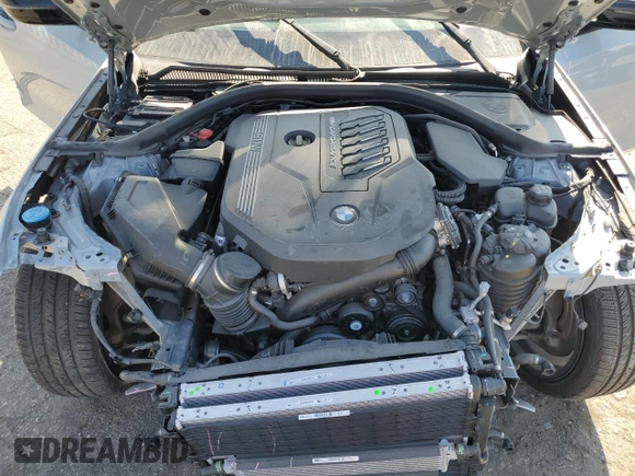 2024 BMW 3 Series M340i with VIN 3MW49FS04R8E27589, listed as a Copart auction lot 69801894 with 0 mi miles and Salvage Title. Bid and sale history available at carsss.com. Image 12.