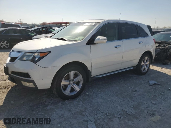 2011 Acura MDX Tech Pkg with VIN 2HNYD2H60BH536869, listed as a Copart auction lot 51681335 with Not Provided miles and Salvage Title. Bid and sale history available at carsss.com. Image 1.