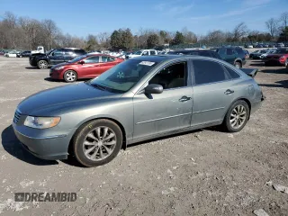 2007 Hyundai Azera SE with VIN KMHFC46F97A160009, listed as a Copart auction lot 42641185 with 265,055 mi miles and Clean Title. Bid and sale history available at carsss.com. Image 1.